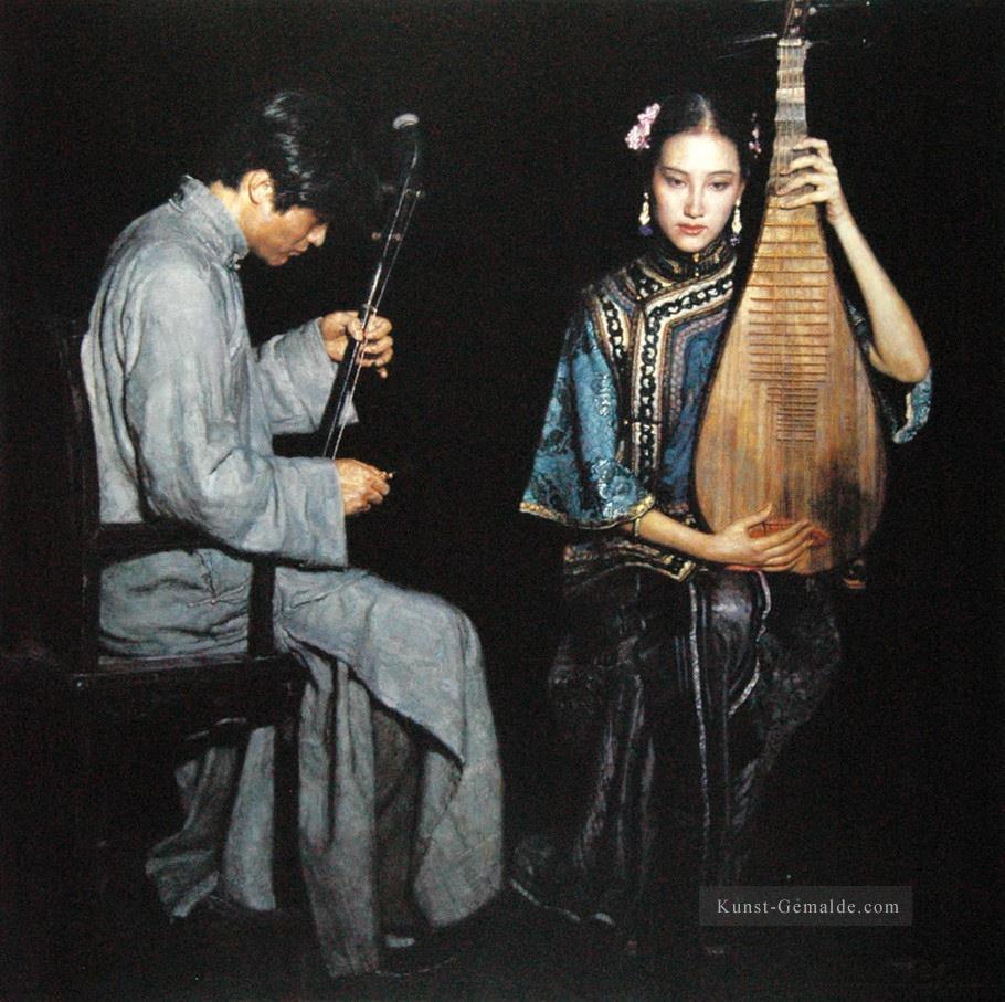 Love Lied 1995 Chinese Chen Yifei Ölgemälde